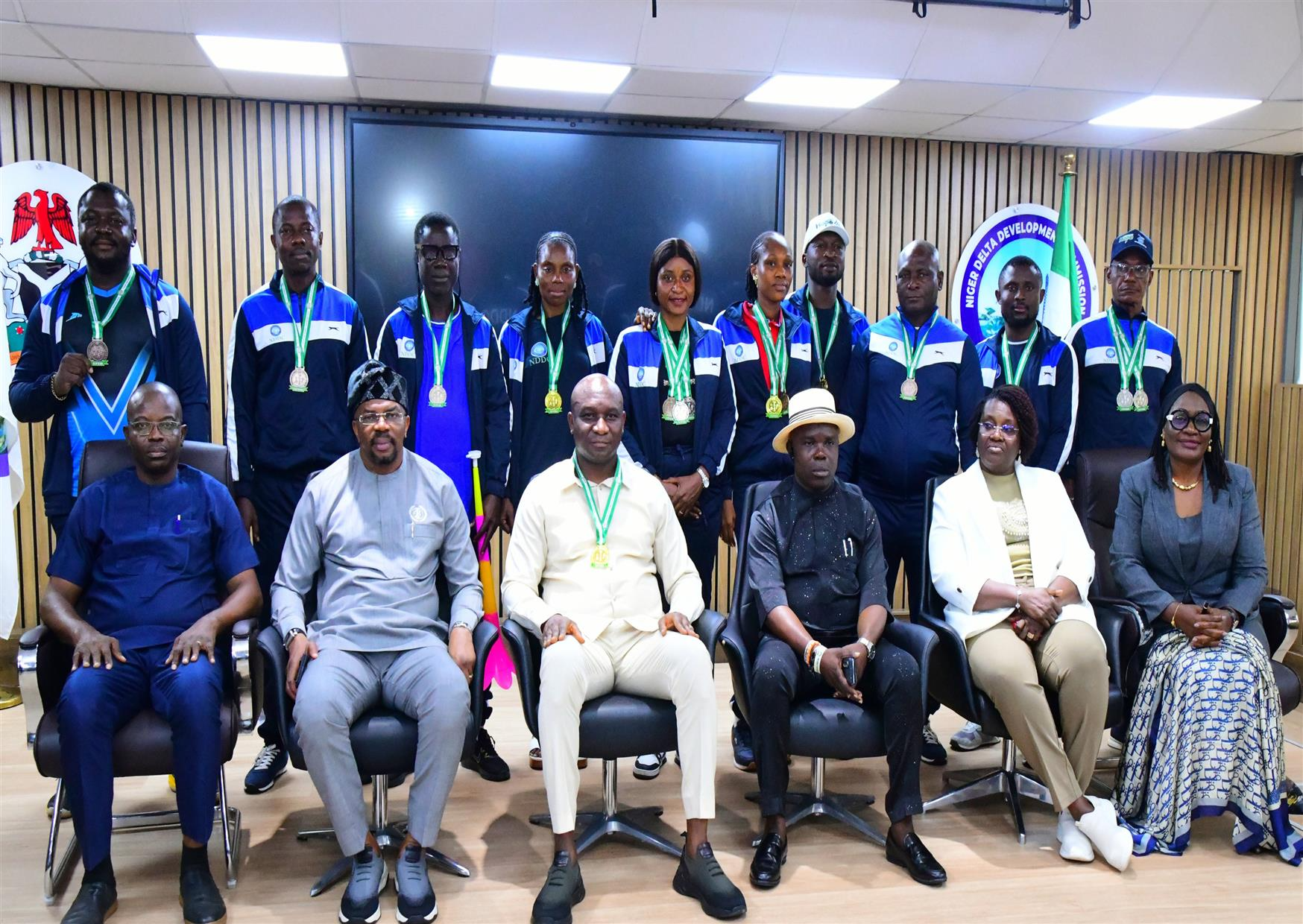 NDDC MDCEO Dr Samuel Ogbuku Celebrates Staff’s Historic Medal Haul at 44th National Public Service Games NDDC MDCEO Dr Samuel Ogbuku Celebrates Staff's Historic Medal Haul at 44th National Public Service Games